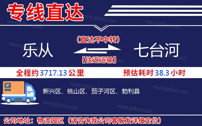 樂(lè)從到七臺(tái)河物流公司